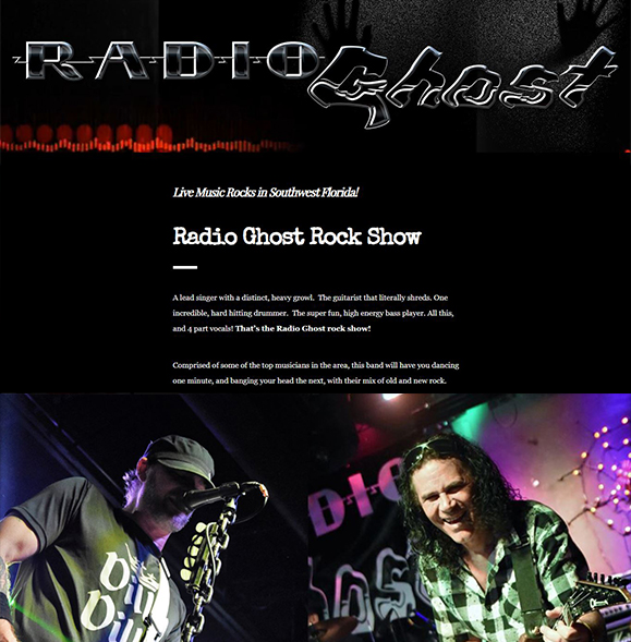 Radio Ghost Band Websites-S2R Studios
